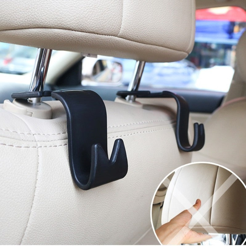 2 pcs Car Seat Back Trunk Bag Hanger Holder Auto Headrest Luggage Hook 3R-2118