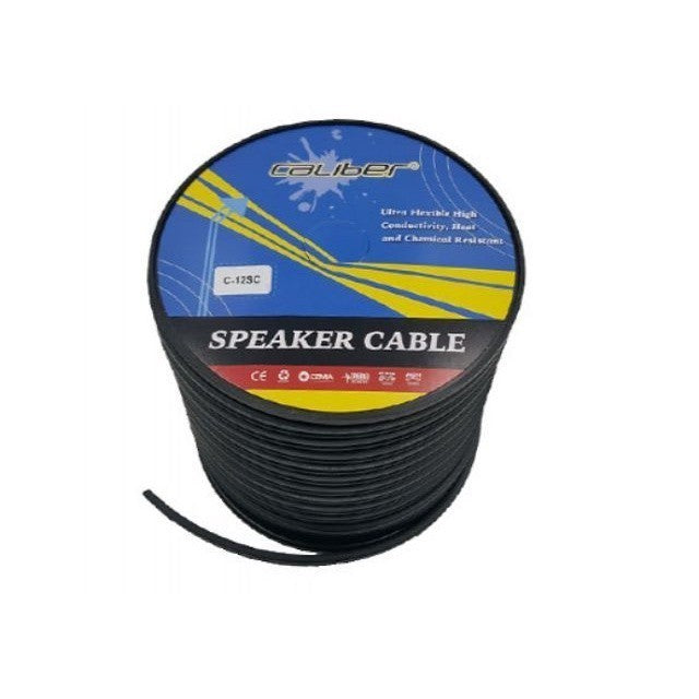 CALIBER speaker cable 12AWG car speker kabel kereta 12gauge wire subwoofer woofer amp 50 meter set