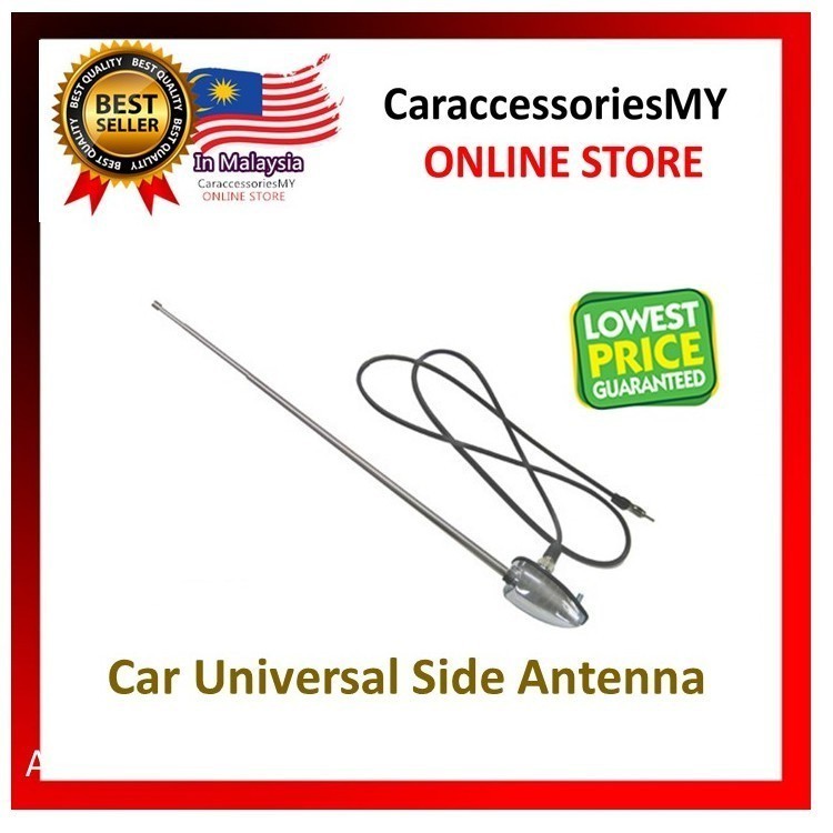 car universal side antenna radio antenna for lorry can and old car truck van radio receiver aerial kereta