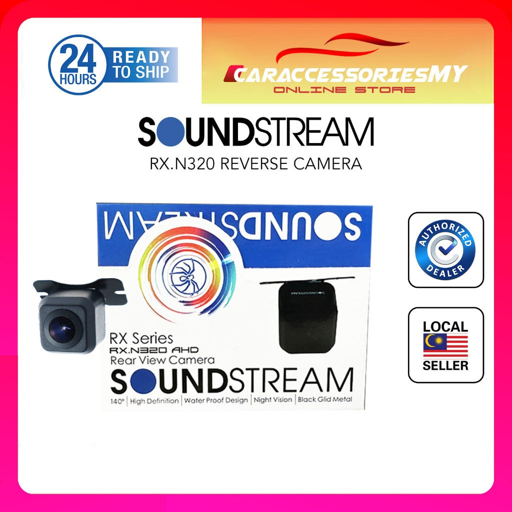 Soundstream RX.N320 AHD reverse camera 140° high definition waterproof night vision rear view camera belakang hd