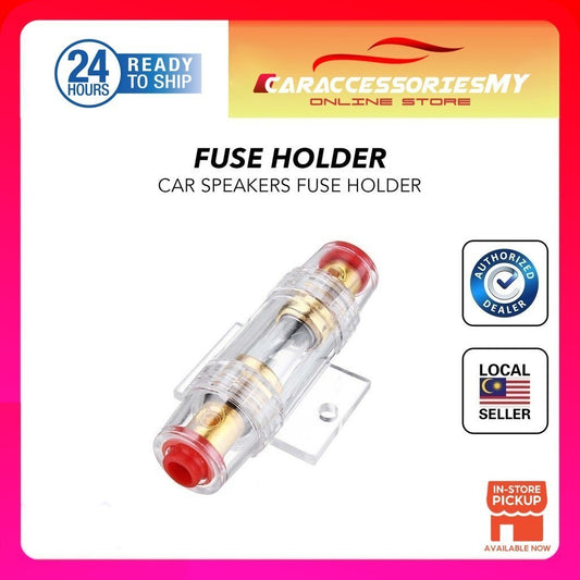 Car Audio In line 4 or 8 Gauge AWG AGU Fuse Holder Box with 60 Amp Fuse