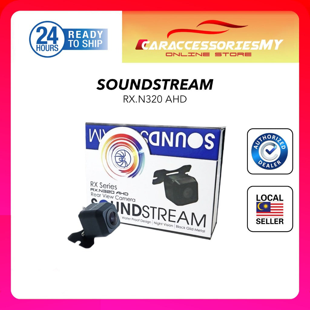 Soundstream RX.N320 AHD reverse camera 140° high definition waterproof night vision rear view camera belakang hd