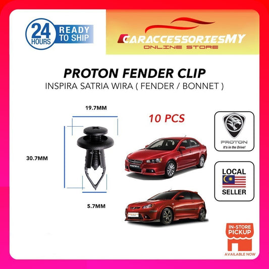 Proton wira inspira satria Bumper fender clip OEM 10pcs under shield rear bumper