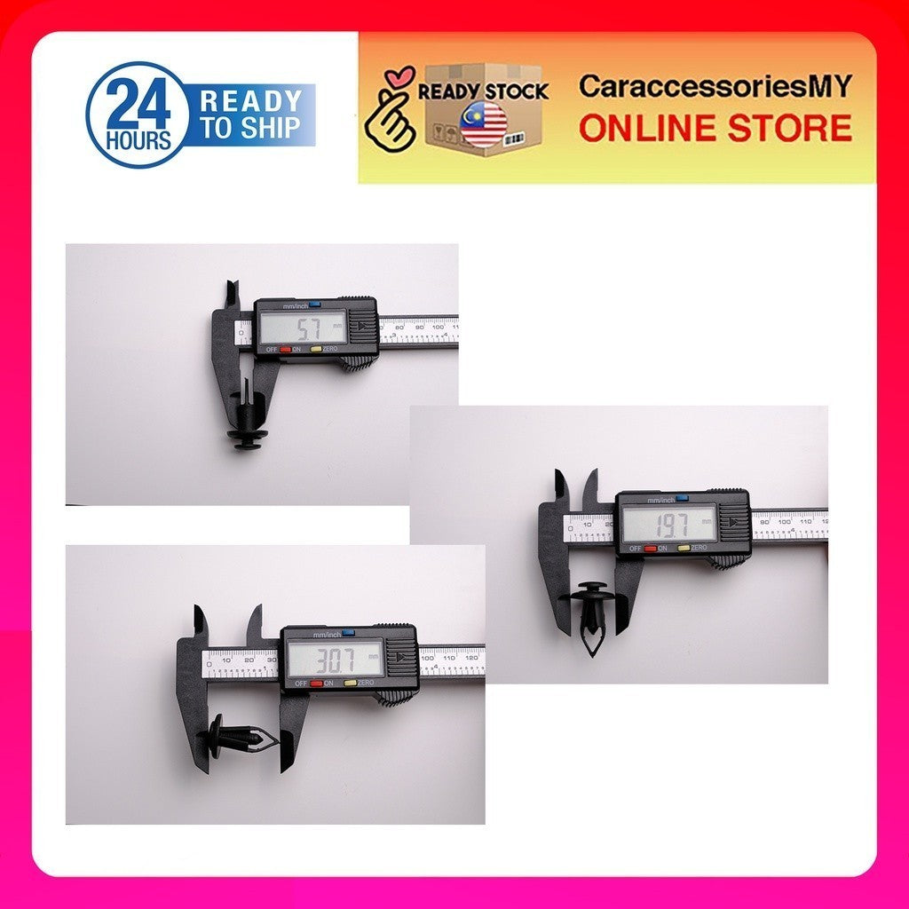 Proton wira inspira satria Bumper fender clip OEM 10pcs under shield rear bumper