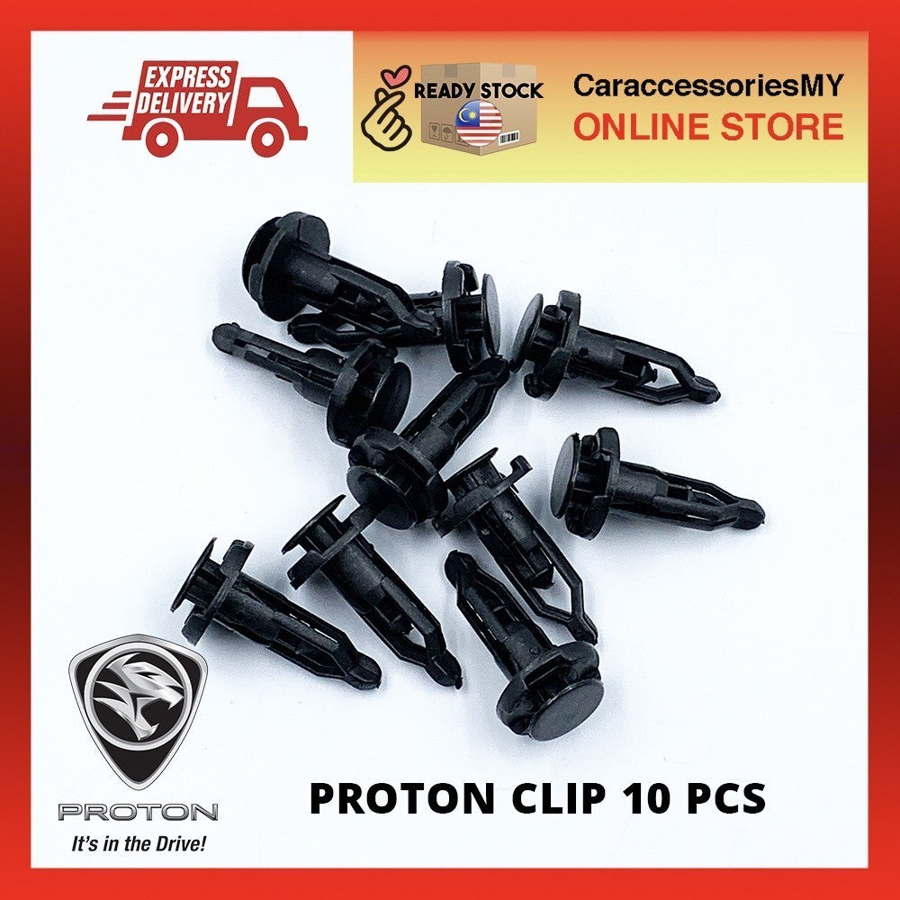 Proton wira inspira satria Bumper fender clip OEM 10pcs under shield rear bumper