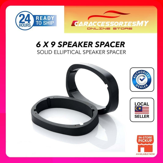 2pcs Car Speakers Solid Elliptical Speaker Spacer Adapter 6" x 9" Bracket Holder 6x9 speker frame cover