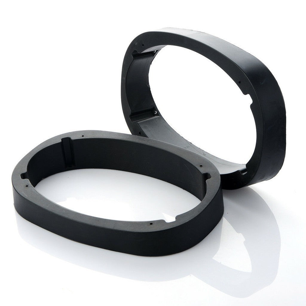 2pcs Car Speakers Solid Elliptical Speaker Spacer Adapter 6" x 9" Bracket Holder 6x9 speker frame cover