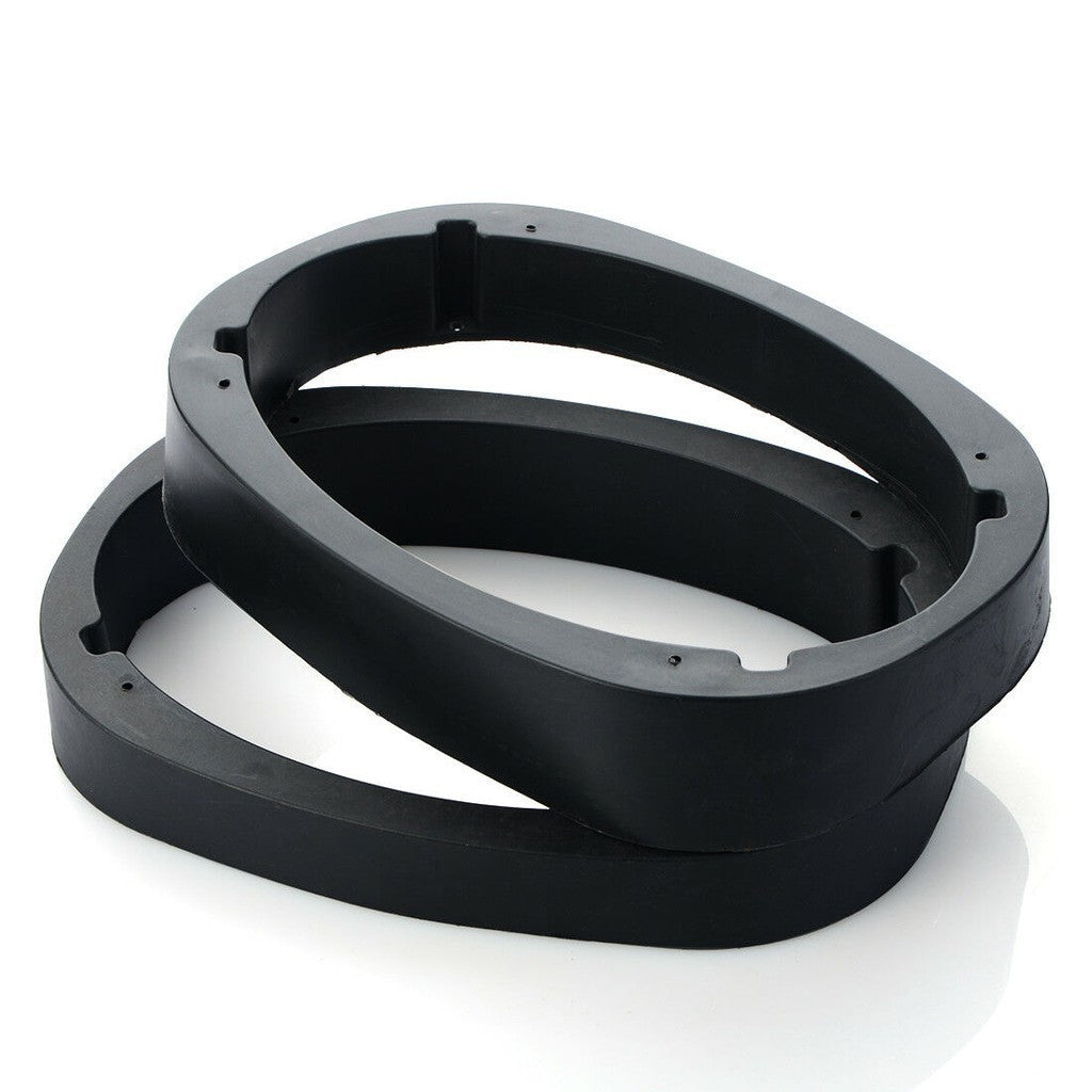 2pcs Car Speakers Solid Elliptical Speaker Spacer Adapter 6" x 9" Bracket Holder 6x9 speker frame cover