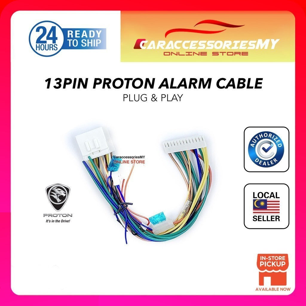 E83383 proton interconnect cable OEM REP.ALARM Proton alarm cable 13 pin car plug n play 13Pin Alarm Socket Connector
