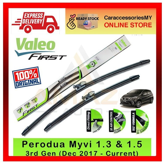 Valeo First Flat Wiper blade for Perodua Myvi 3rd Gen (Dec 2017-Current) (2pcs/set)