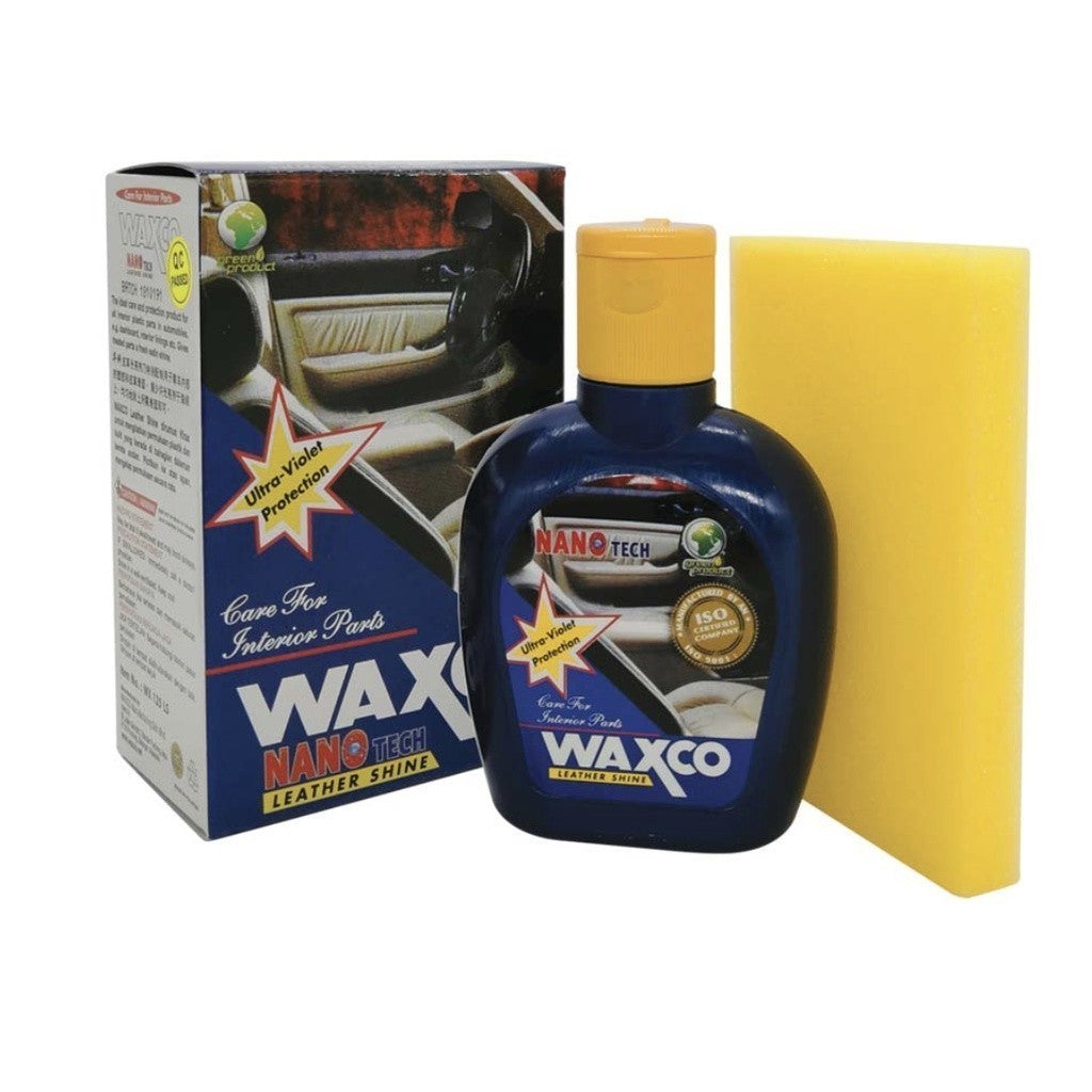 Waxco Leather Shine 125ml Dashboard Leather polish Car Interior Plastic Coating Kereta Kilat wax Pengilat Kusam