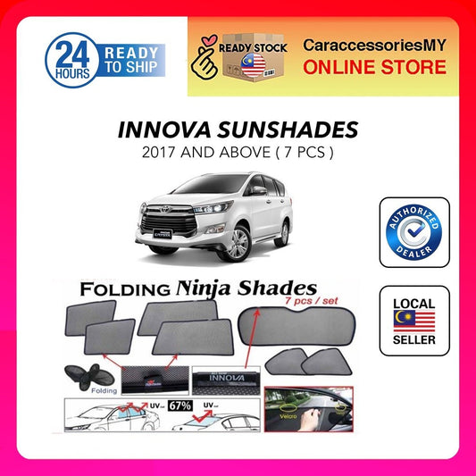 Toyota Innova 2017 Magnetic Ninja Sun Shade Sunshade 7pcs