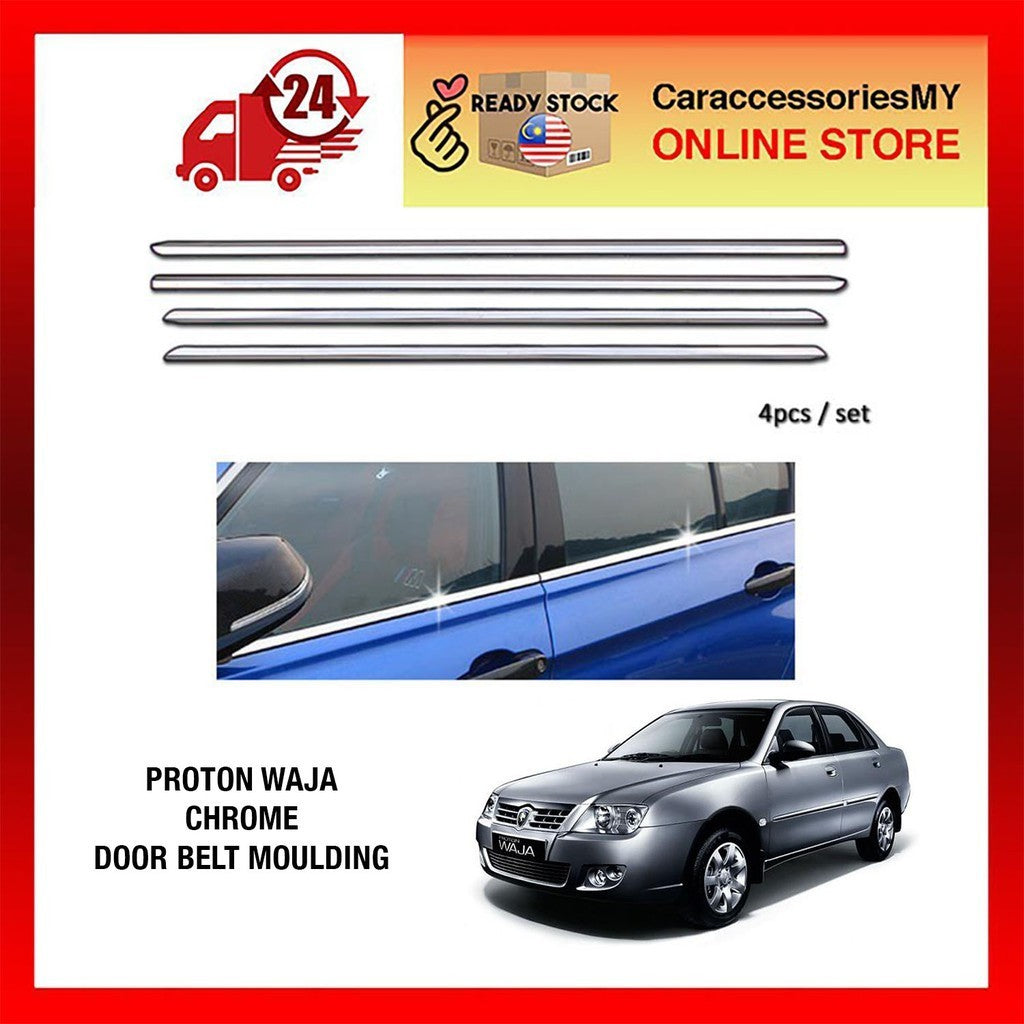 Proton Waja Chrome Window Trim/Lining/Door Belt Moulding