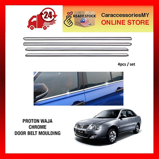 Proton Waja Chrome Window Trim/Lining/Door Belt Moulding