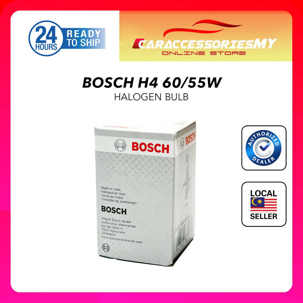1pcs Bosch H4 Original 12V 60/55W car bulb P43t super bright for proton nissan toyota perodua mitsubishi honda kia hyund