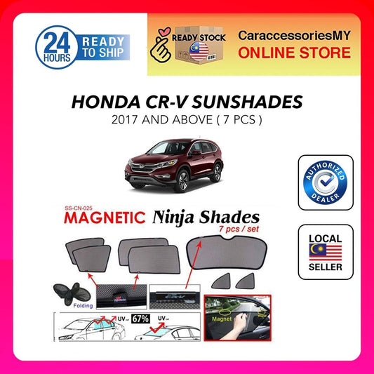 Honda CRV CR-V Year 2017 2018 Magnetic Ninja Sun Shade Sunshade Premium Quality