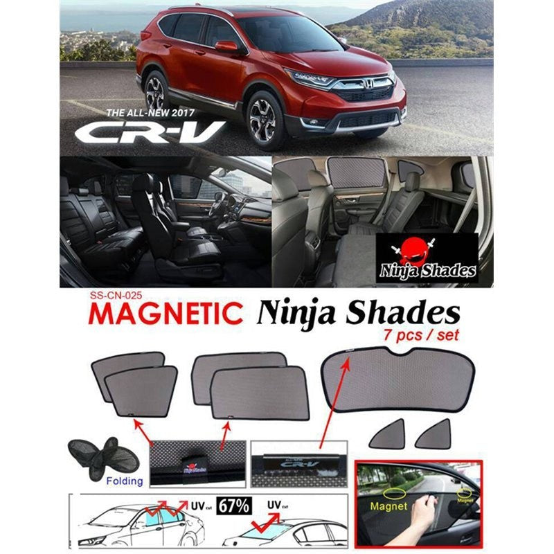 Honda CRV CR-V Year 2017 2018 Magnetic Ninja Sun Shade Sunshade Premium Quality