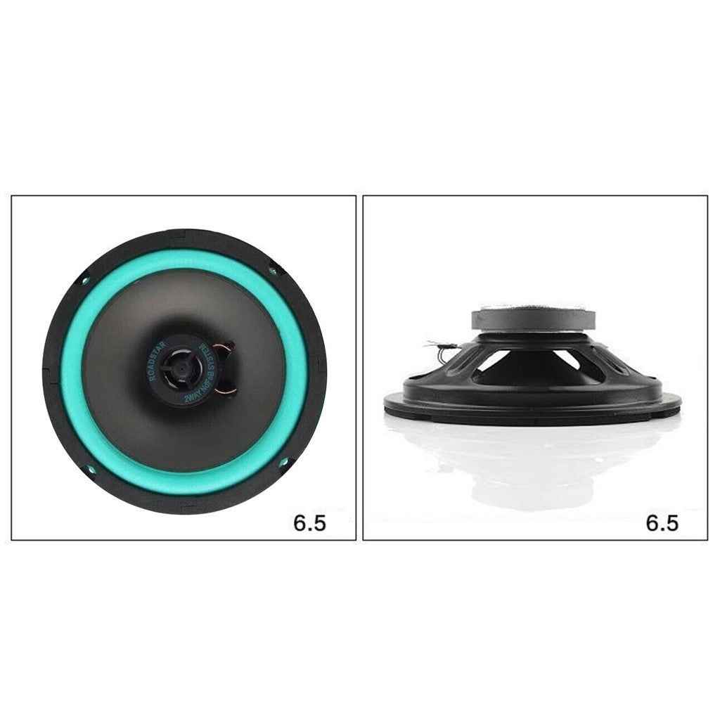 2pcs 6.5inch 2way best speaker kereta murah bass roadstar VO602 160W 12V 4ohm car Audio Coaxial speker dual cone tweeter