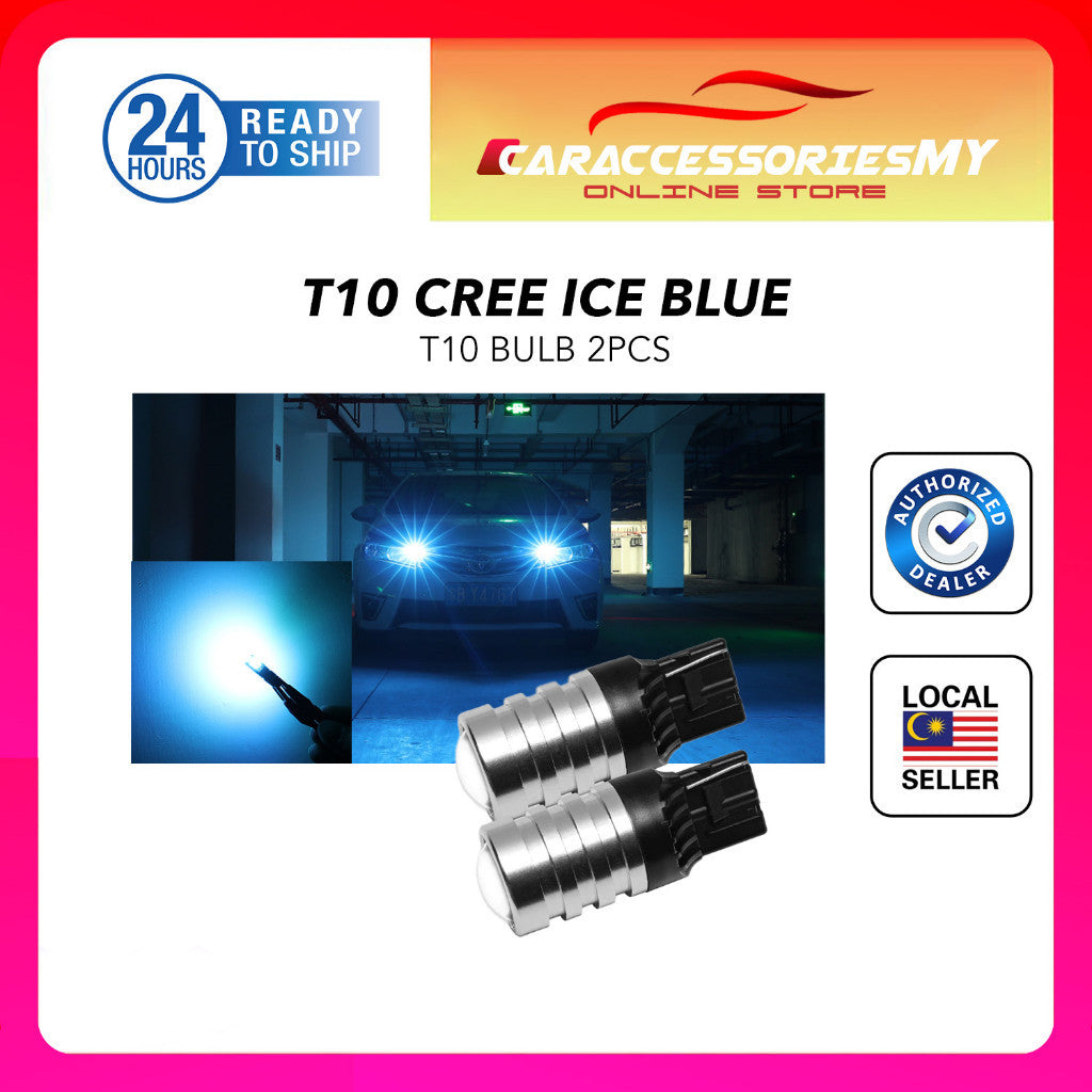 T10 W5W ice blue cree Auto Lamp for Car Interior Dome Side Parking Light