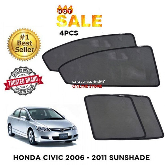 Premium Honda civic 2006 oem sunshade clip on 4pcs sun protection