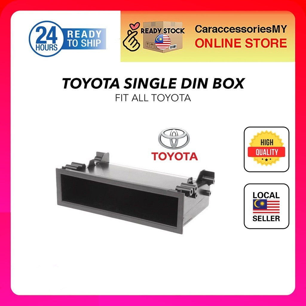 Toyota Single Din Drawer Free Storage Box | For Toyota Car Radio Installation universal toyota single din