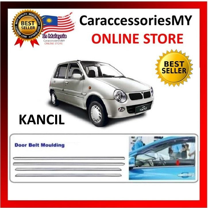 Perodua Kancil Window Chrome Lining/Door Belt Moulding
