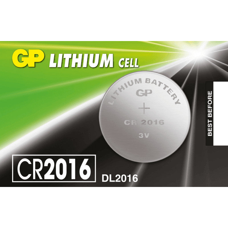 Original GP Lithium Coin Cell Battery CR2016 GP Lithium Cell Electronic Device Battery-5pcs per card