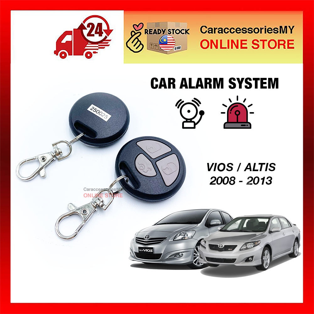 TOYOTA Vios / Altis 2008-2013 OEM PLUG & PLAY CAR ALARM SYSTEM remote control car security door lock