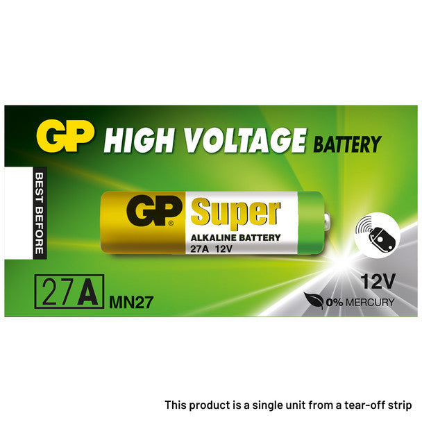 GP27A Genuine Super Alkaline Battery High Voltage 12V Car Remote Autogate Controller Camera gp27 gp 27 gp27a a27 27a