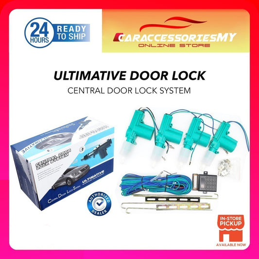 car central lock set ULTIMATIVE Full High Quality Central Door Lock Universal car keyless entry 4 door remote kit