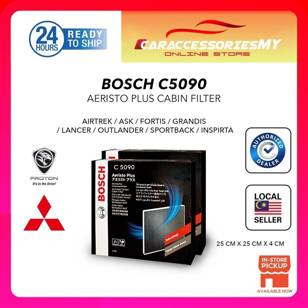 Bosch carbon cabin air filter Mitsubishi Airtrek ASX Grandis Lancer GT Outlander sportback Proton Inspira C5090 CM090