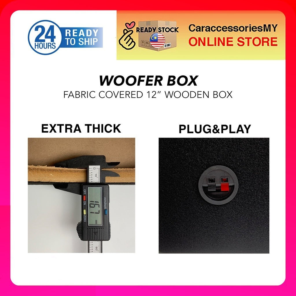 car rear subwoofer box woofer box holder 12 inch sub woofer speaker box speakers kereta