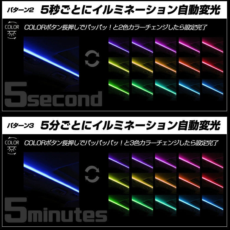 Toyota Alphard Vellfire ANH30 2015-2018 AGH30 Interior Ambient Light Auto Color Change Roof LED Room Lamp 埃尔法威尔法氛围灯