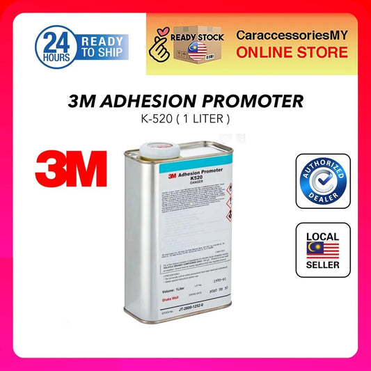 3M Remover Adhesion Promoter Primer K520 Cleaning 1 Liter Double side sided Tape enhancer