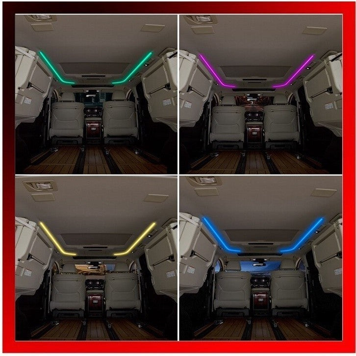 Toyota Alphard Vellfire ANH30 2015-2018 AGH30 Interior Ambient Light Auto Color Change Roof LED Room Lamp 埃尔法威尔法氛围灯