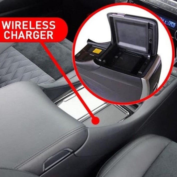 Toyota Alphard Vellfire AGH30 console box with wireless charger