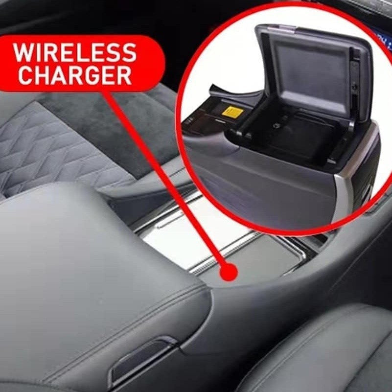 Toyota Alphard Vellfire AGH30 console box with wireless charger