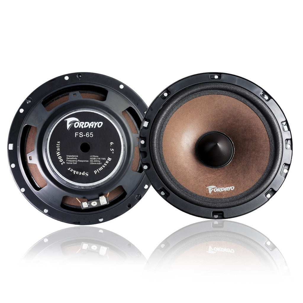 Fordayo 6.5 inch mid bass speaker car audio 200 watts 4 ohms speker kereta midbass automotive speakers FS-65 汽车音响喇叭