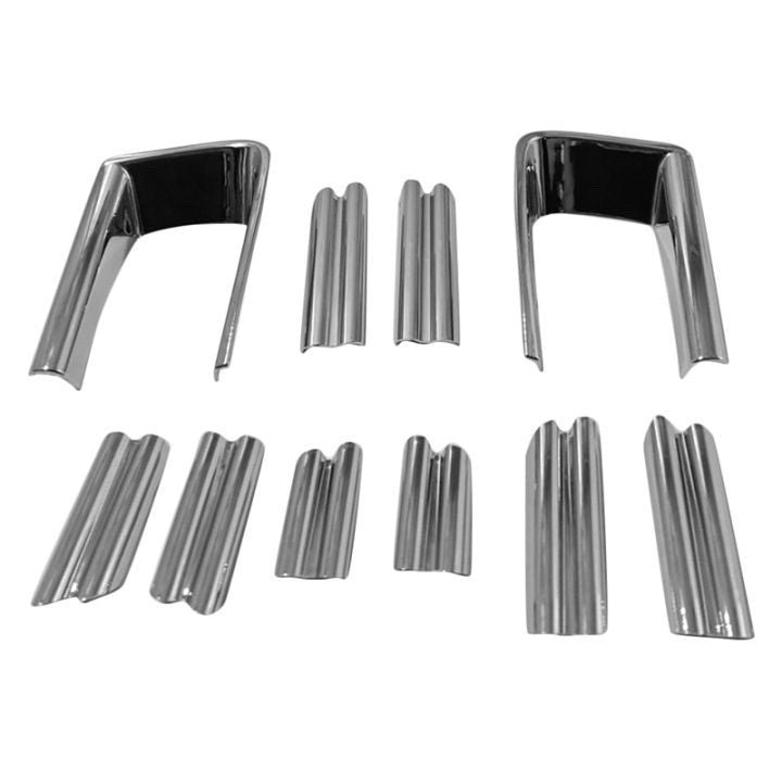 Toyota Alphard ANH30 AGH30 AH30 2018 Front Bumper Fog Lamp Fog Light Frame Trim Garnish Strip Chrome