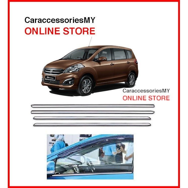 Proton Ertiga Chrome Window Trim/Lining/Door Belt Moulding