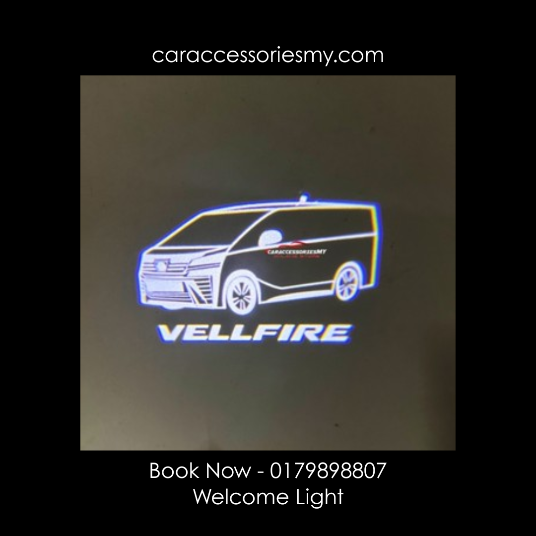 Toyota alphard vellfire ghost shadow light welcome light side step logo anh20 front door step agh30 warning lamp