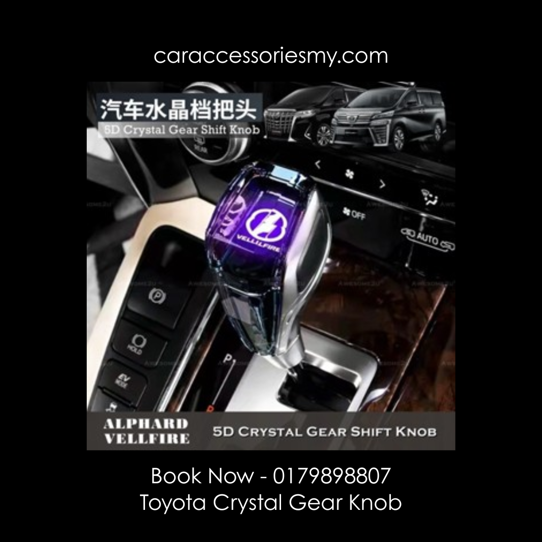 toyota alphard vellfire lexus car 5d diamond car gear shift knob led automatic agh30 anh20 Estima Land Cruiser Harrier