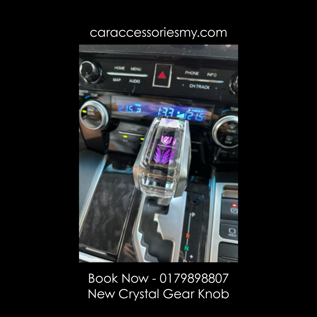 Toyota Alphard Vellfire crystal gear knob new led rainbow multicolor agh30 agh40 anh20 diamond gear sticks