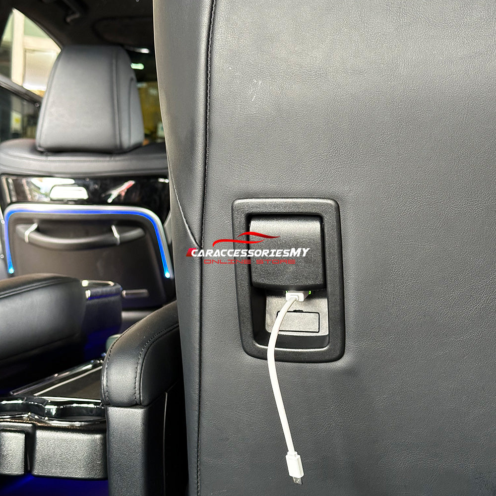 Toyota Alphard Vellfire AGH30 Rear 3rd Row USB Charger EX568