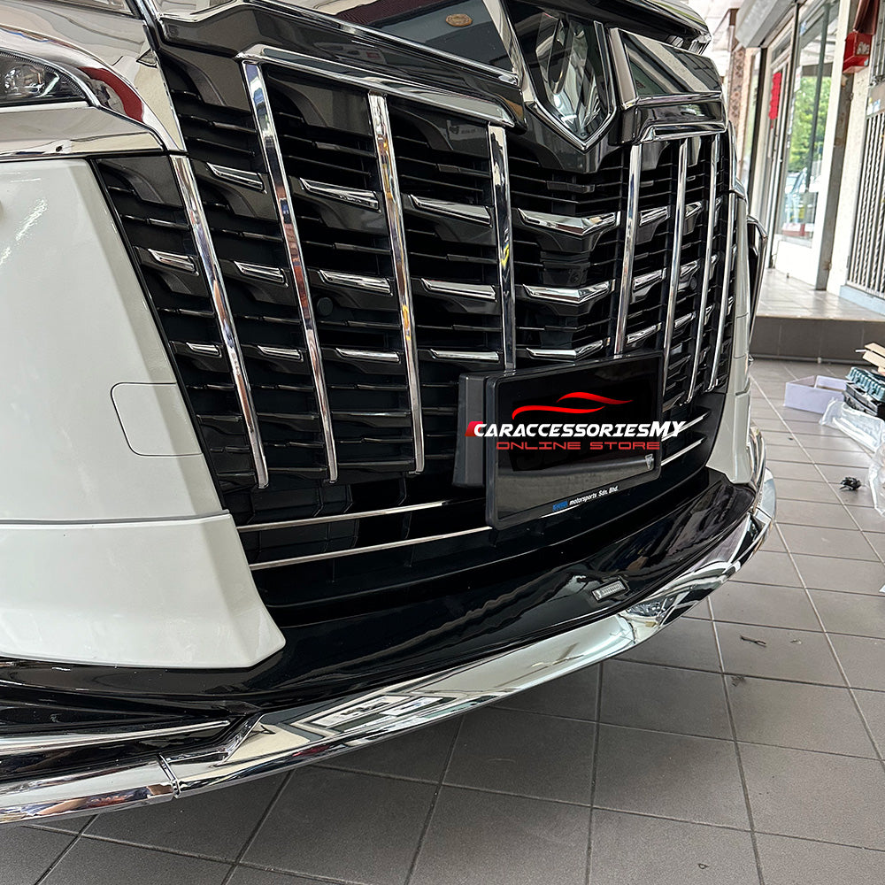 Toyota Alphard Front lower bumper Chrome trim YH577