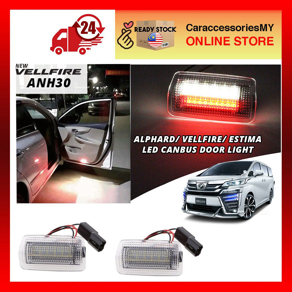 Toyota Alphard Vellfire Estima AGH30 ACR50 car door panel warning welcome light YH495