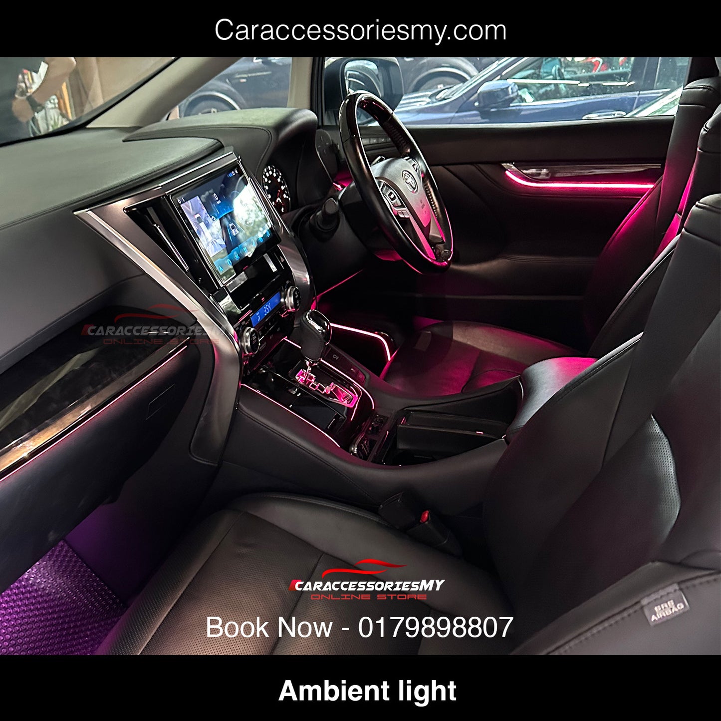 V2 Ambient Light Toyota Alphard Vellfire FULL SET