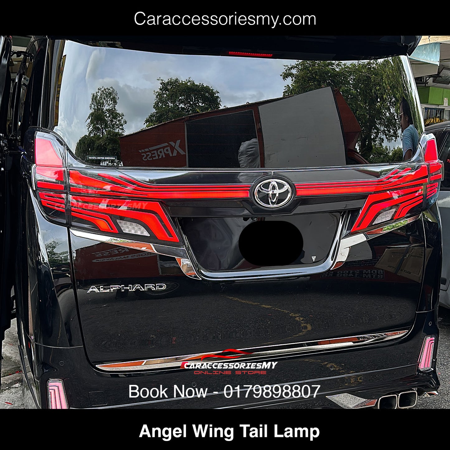 Toyota Alphard Vellfire AGH30 Angel Wing Tail Lamp