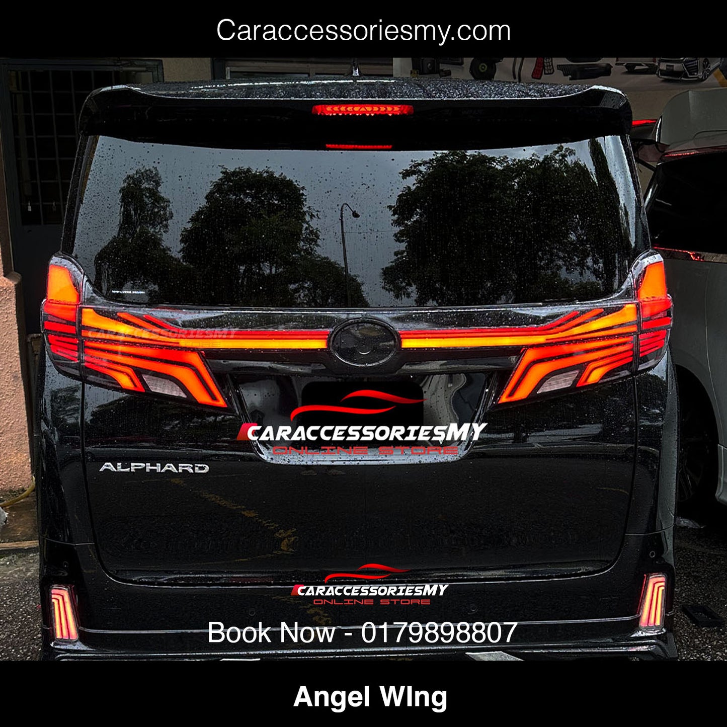 Toyota Alphard Vellfire AGH30 Angel Wing Tail Lamp