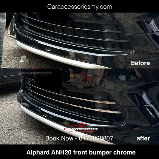 Toyota Alphard ANH20 Series 2012-2014 front bumper chrome TA319